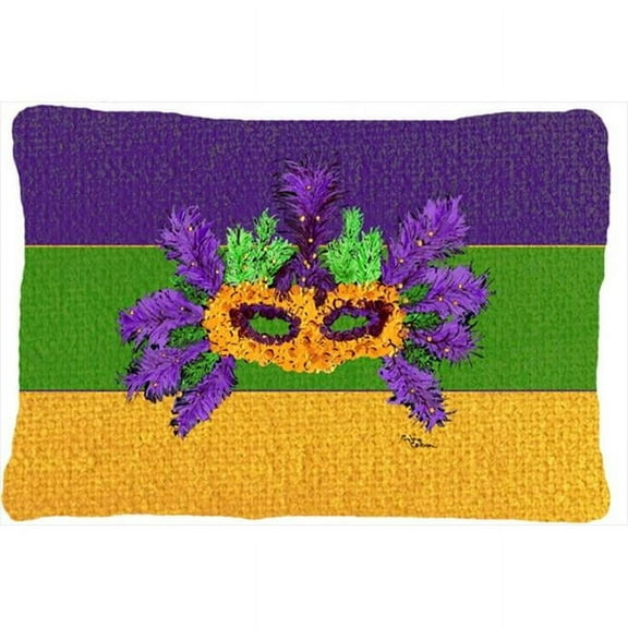 Carolines Treasures  Mardi Gras Indoor & Outdoor Fabric Decorative Pillow