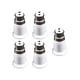 thumbnail image 5 of 5 piezas adaptador B22 a E27, accesorios de iluminación, convertidor de portalámparas extensor de base de lámpara convertidor de portalámparas para lu, 5 of 9