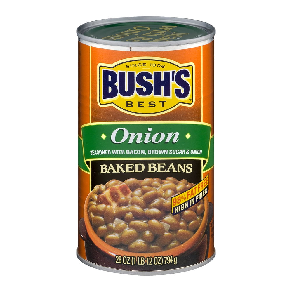 Bushs Best Onion Baked Beans, 28 oz by Bush Brothers & Company