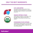 thumbnail image 3 of BioEmblem USDA Organic Liver Cleanse - 80% Silymarin Milk Thistle Extract for Liver Health and Liver Function With Dandelion & Artichoke Extracts - 100% Vegan, Non-GMO - Herbal Liver - 60 Capsules, 3 of 5