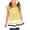 Yellow-01, variant on Ugoldhm Girls Ruffle Short Sleeve T-Shirt, Cute Flower Print Babydoll Striped Crewneck Summer Tee (Ages 1-10)