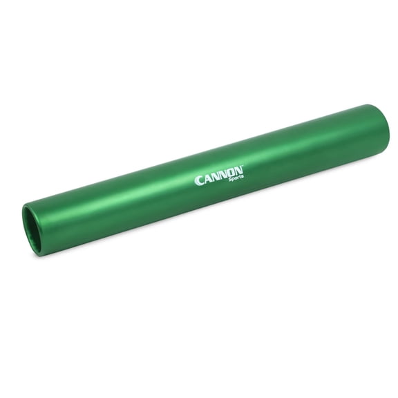 Cannon Sports Aluminum Track Relay Baton for Running, Training & Track and Field Gifts (Green)
