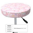 thumbnail image 2 of Goofa Easter Cute Rabbit Printed Stool Covers Round, Waterproof Round Bar Stool Covers Anti-Slip Round Bar Stool Seat Cover with Elastic Bands Durable -12 inch, 2 of 7
