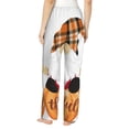 thumbnail image 3 of Balery Autumn Gnomes print Women's Pajama Pants,Ultra Lightweight Pjs,Lounge Pant-Medium, 3 of 9