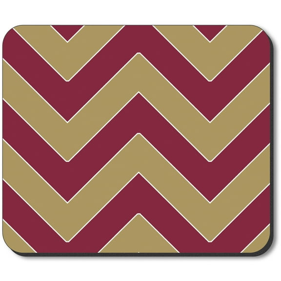 Art Plates Mouse Pad - San Francisco Football Colors Chevron