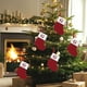 thumbnail image 1 of Seyotauo Knitted Wool Christmas Stocking With Embroidered Letter 7 inch People's Candy Gift Bag Festive Christmas Decorations For Fireplace Tree Hanging Holiday Gift Holder, 1 of 5