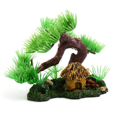 Plastic Tree Aquarium Terrarium Decorative Plant For Reptile Snake