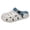 Blue, variant on Men's Chunky Slip on Work Clogs with Back Strap Quick-Dry Hollow Breathable EVA Sandals Chef Nurse Comfortable Slip on Cushion Slides Slippers Indoor Outdoor Garden Shoes Blue Size 9