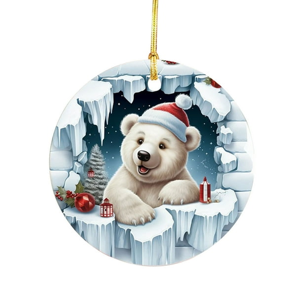 Adornos navideños, adornos navideños, regalos navideños, adorno navideño acrílico, colgante navideño, colgante navideño