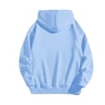 thumbnail image 5 of Bnwani Big Girls Hoodies Long Sleeve Fall Sweatshirt Hearts Printed Pullover Size 7-8, 5 of 7