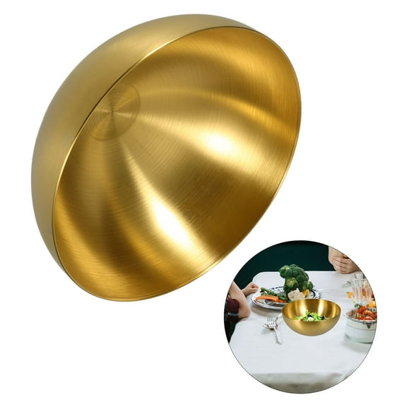 MUSEYA Stainless Steel Salad Mixing Bowl with Elegant Design