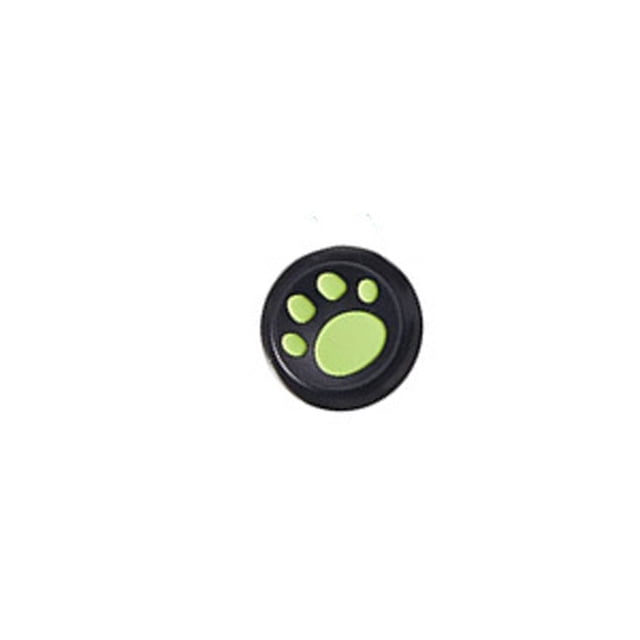 Sidaley Grips Caps Cómodo Útil Forma de pata de gato Thumbstick Cover Controller Accesorios Suministros de videojuegos verde sobre negro Type3 NO3