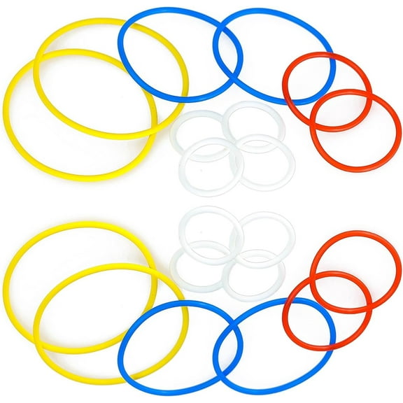 20 Pcs Rubber Bands Set for Technic Building Block Kit, Mechanical Transmission Belts Compatible with Technical Parts