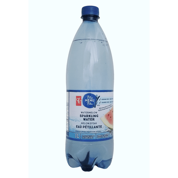 PC Blue Menu Watermelon Flavored Sparkling Water, 1L/35.2 fl oz