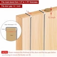 thumbnail image 4 of Over The Door Hook Length 11.8 inch Heavy Duty Door Hanger for Home Kitchen Office, 4 of 8