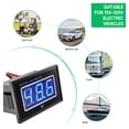 thumbnail image 6 of 10L0L Golf Cart Digital Volt Meter, 24V 36V 48V Battery Gauge 15V-120V Voltage Display for Yamaha Club Car EZGO, 6 of 8