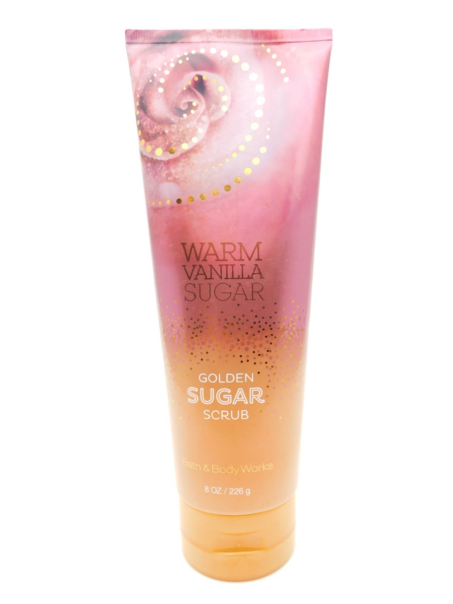 Bath & Body Works Warm Vanilla Sugar, Golden Body Scrub 8 oz Walmart