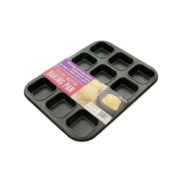 Square Muffin Baking Pan, 4 Count