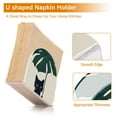 thumbnail image 5 of Yayeee Napkin Holder for Table Kitchen Paper Tissue Organization, Black Cat Plants, 5 of 8
