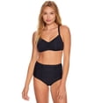 thumbnail image 4 of Becca by Rebecca Virtue BLACK Color Code Alex Bikini Swim Top, US 32D, UK 32D, 4 of 4