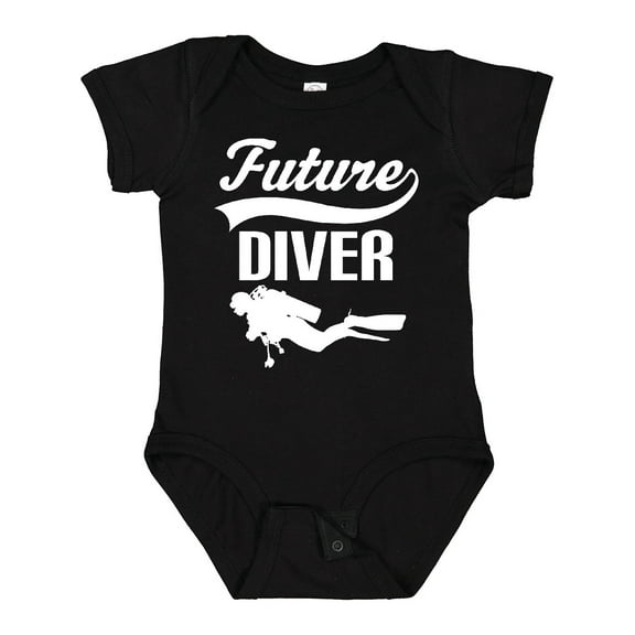 Inktastic Future Diver Scuba Diving Boys or Girls Baby Bodysuit