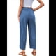 thumbnail image 3 of Pantalones Anchos y Holgados para Mujer, Estilo Palazzo Harén, Informales, con Cintura Elástica y Bolsillos, Color Azul, Talla S, 3 of 6