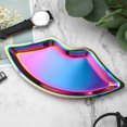 thumbnail image 2 of Stainless Steel Lip Shaped Jewelry Tray Home Metal Tray Jewelry Storage Tray, 2 of 8