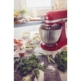 thumbnail image 5 of KitchenAid Artisan Mini 3.5 Quart Tilt-Head Stand Mixer, Empire Red, KSM3311XER, 5 of 6