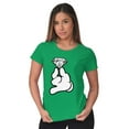 thumbnail image 4 of Diamond Mickey Ring Princess Jewel Womens Slim Fit Graphic Tee Brisco Brands X, 4 of 5