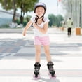 thumbnail image 5 of SubSun Kids Roller Skates for Boys and Girls 4 Size Adjustable Light Up Wheels Pink SIze M, 5 of 7