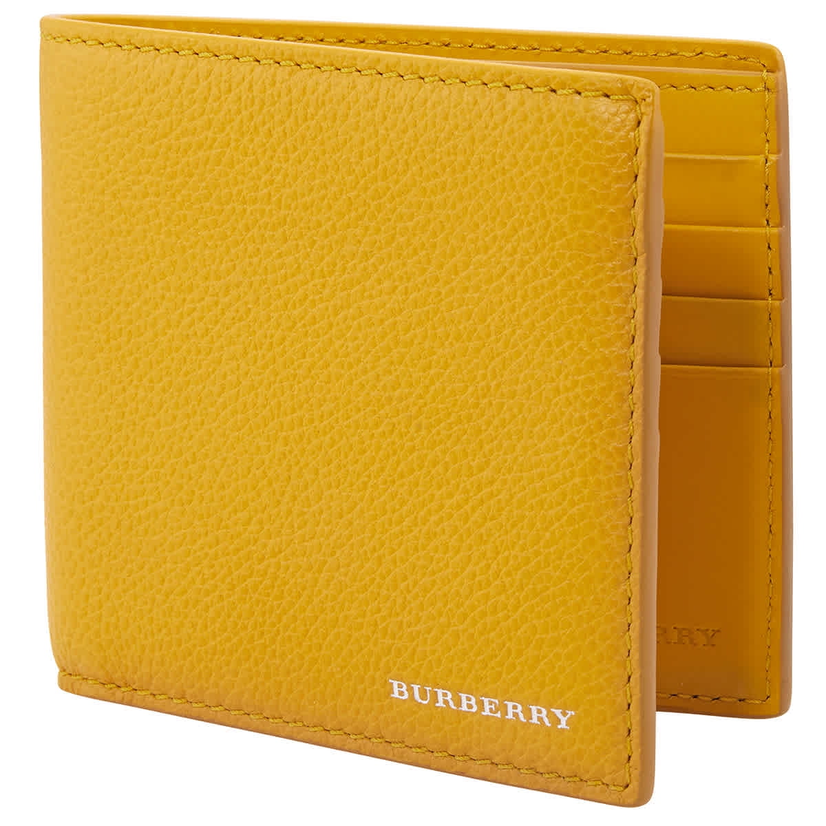 grainy leather international bifold wallet