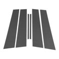 thumbnail image 1 of Moldura de Ventana del Pilar de la Puerta Unique Bargains para Chevy Malibu 2013-2015 Patrón de Fibra de Carbono Negro Sticker Antirrayaduras para Cubrir los Postes del Pilar 6 Pcs, 1 of 1