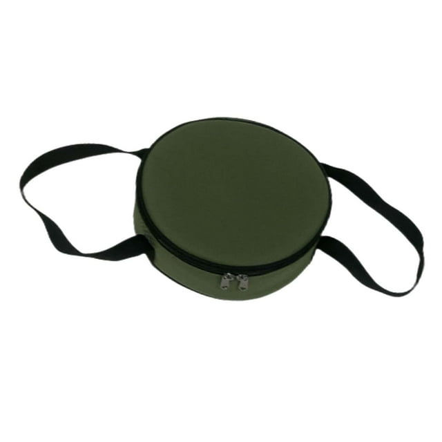 Bolsa de almacenamiento shamjiam para acampar utensilios de cocina verde
