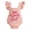 Pink, variant on Akiihool Floral Onesies Baby Girl unisex-baby Short Sleeve Bodysuits Made With Organic Cotton (Pink,6-12 Months)