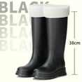 thumbnail image 2 of AUXDIQ Wellington Boots Women Mid-calf Wellies Waterproof Rain Boots Outdoor Garden Shoes, 2 of 6