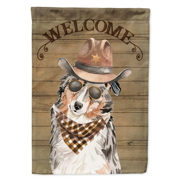 Australian Shepherd Country Dog Garden Flag