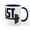 White/Navy Inside, variant on CafePress - Beast Mug - 11 oz Ceramic Mug - Novelty Coffee Tea Cup