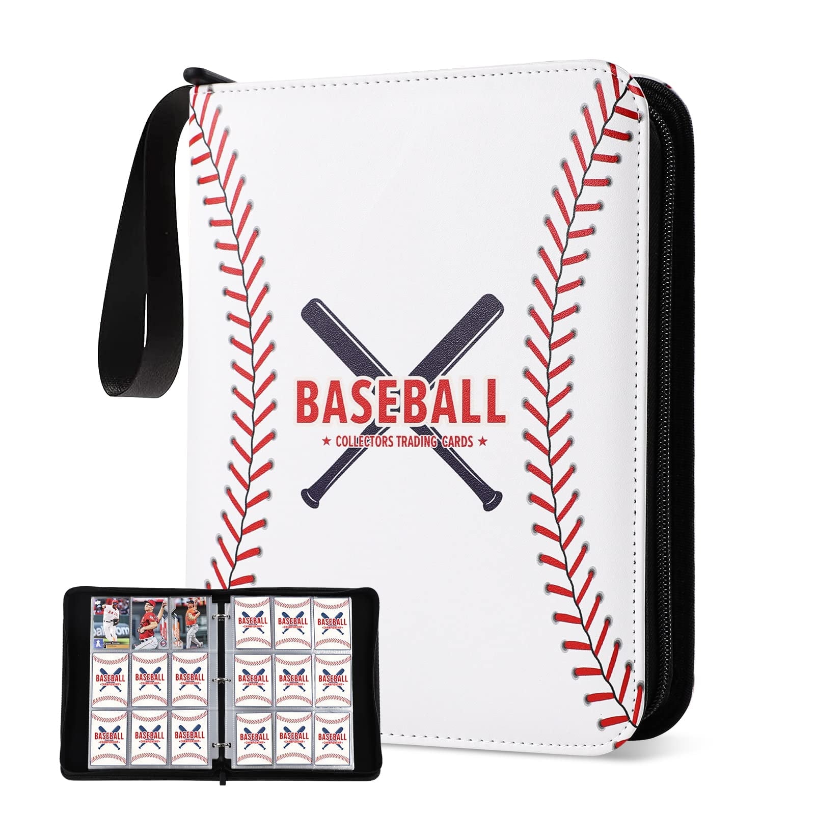 10 Pack 4 Pocket Sleeves for Yoto Card Case, 2 Holes Fit 2 Rings Card Case  Card Holder Card Binder, Transparent, Yoto-Inner-10Pages - Walmart.com