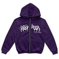 thumbnail image 4 of SJLDQY Mens Hoodies Casual Pullover Hooded Sweatshirts for Men Zip Up Letter Graphic Y2K Fall Winter Hoodie With Pocket, 4 of 5