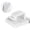White, variant on 100 Clear REPEAT Molded Cord Organizers Repair Gluey For Neat Computer And Automobile Wiring