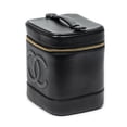 thumbnail image 2 of Pre-Owned Chanel Black Timeless Tall Vanity Case Handbag Caviar Leather, 2 of 10