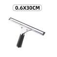 thumbnail image 2 of Window Squeegee Glass Cleaning Wiper with Stainless Steel Handle and Replaceable Rubber Blade for Streak Free Shower Doors, Windows, Mirrors and Glass Surfaces, 2 of 2