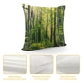 thumbnail image 4 of Orinice Sunlight Through Trees Graphic Decorative Cushion Throw Pillow Cover for Home Couch Living Room Bed Sofa, Zipper Closure, 1PC 20x20in, 4 of 5
