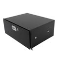 thumbnail image 2 of [US-W]19" 4U Steel Plate DJ Drawer Equipment Cabinet with Keys Black, 2 of 13