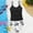 Black, variant on Girls Swimsuits Size 13-14Y Kids Solid Top Tropical Print Bottom Two Piece Modest Swimsuit Bathing Suits for Girls