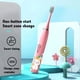 thumbnail image 5 of Cepillo de dientes eléctrico para niños con cabezales de repuesto Cepillo de dientes de dibujos animados para niños Cepillo de dientes eléctrico sónico ultrasónico con 6 cabezales, 5 of 5