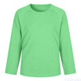 thumbnail image 2 of Fozruso Long Sleeve Breathable Mesh Raglan Tee for Boys Lightweight Kids Top for Daily Wear Play, 2 of 6