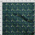 thumbnail image 4 of oneOone Rayon Blue Fabric Sports Sewing Craft Projects Fabric Prints By Yard 56 Inch Wide, 4 of 4