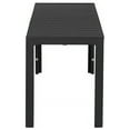 thumbnail image 3 of Pangea Home Breeze Modern Anodized Aluminum Frame Outdoor Bench in Black, 3 of 5