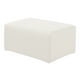 thumbnail image 4 of Escritorio del reposapiés, almohadilla de espuma suave Cojín del pie Almohada del taburete del pie para accesorios de oficina y hogar Blanco Macarena Cubierta de puf otomano, 4 of 8